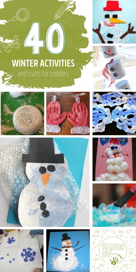 These Winter Activities and Crafts for Toddlers are just what you need to keep your kids entertained this season. Winter themed fun for the whole family! #WinterCrafts #WinterActivities Winter Activities For Toddlers, Snowmen At Night, Snowmen Activities, Winter Activities Preschool, Jan Brett, Snow Theme, Snow Activities, Winter Activities For Kids, Activities For Preschoolers