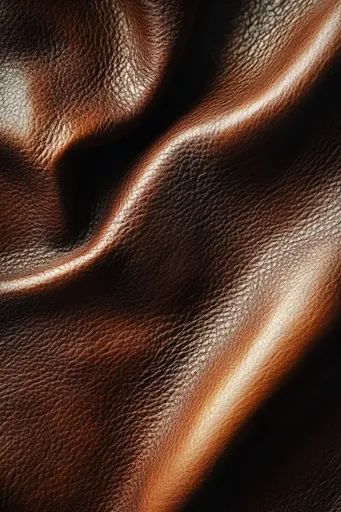 ↑↑↑ Larger size on website 🔸 The image shows a close-up of brown leather, with a smooth, textured surface. The leather is wrinkle Textured Leather Fabric, Leather Texture Drawing, Rich Brown Aesthetic, Vintage Brown Aesthetic, Autumn Texture, Leather Swatches, Brown Leather Texture, Leather Aesthetic, Leather Bag Design