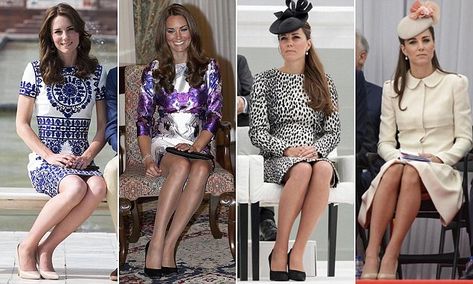 Can Kate Middleton's 'Duchess Slant' make you more ladylike? Duchess Slant, Gurung Dress, Handmade Stool, Princess Life, Duchesse Catherine, British Celebrities, Etiquette And Manners, Cozy Seats, Ladylike Style