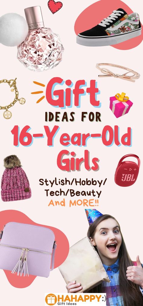 Best Gift Ideas for 16-Year-Old Girls 16 Birthday Presents, Presents For Girls, Hot Gifts, Best Gift Ideas, What To Buy, You Have No Idea, Mother And Father, Birthday Gifts For Girls