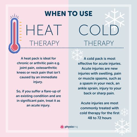 Heat vs Cold Therapy | Which One Should You Use? Heat Vs Cold Therapy, Medical Things, Occipital Neuralgia, Joints Pain Remedy, Hot And Cold Therapy, Arthritic Pain, Warm Compress, Sports Therapy, Physical Therapy Exercises