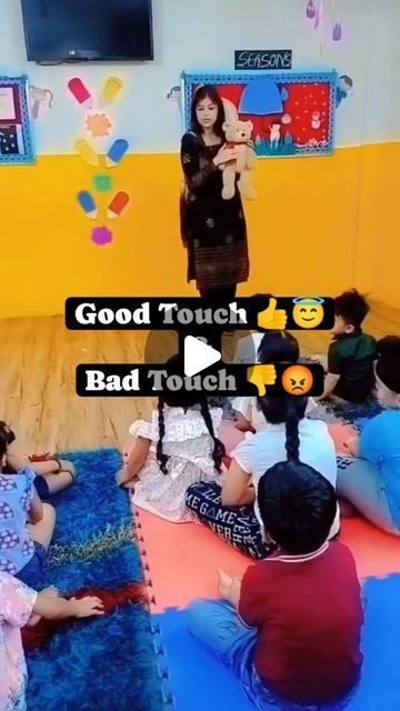 Touch Activities For Preschool, Good Touch Bad Touch Chart, Good Touch Bad Touch Worksheet, Good Touch Bad Touch Activities, Activity For Play Group, Good Touch Bad Touch Lessons Kids, Kids Games For Inside, Good Touch Bad Touch, Skits For Kids