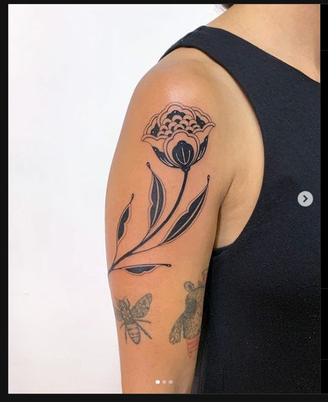 Symmetrical Tattoos, Folk Tattoo, Ukrainian Tattoo, Polish Tattoos, Funky Tattoos, Full Sleeve Tattoo Design, Double Exposure Photography, Beautiful Flower Tattoos, Flash Tattoo Designs