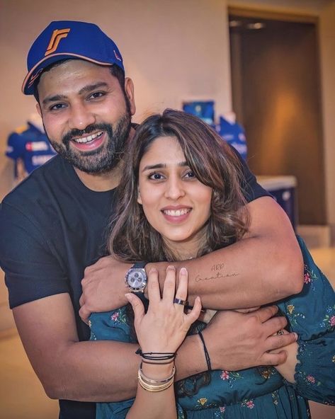 rohit sharma with wife . #rohitsharma Cricket India, Indian Army Wallpapers, Yuvraj Singh, Ms Dhoni Photos, Cricket Wallpapers, Rohit Sharma, Mumbai Indians, Army Wallpaper, Smart Casual Outfit