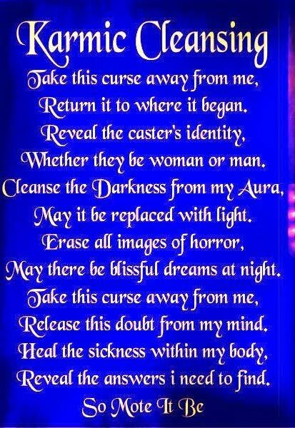 Karmic Cleansing.  All attachments released You can't attach in any kind of way to him. He's already released you. Your now a faded memory. So attachments he accepts from you at all.... Nothing ever binding in thought or any other form. I speak on, in his stance. We are 1. Peace Love. The Words, Blue