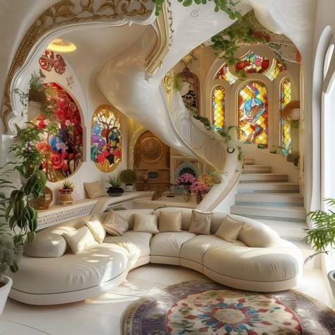 House Astethic, Barcelona House, Earthship Home, Dream Life House, Cob House, Earth Homes, Dream House Rooms, Fantasy House, Barbie Dream House