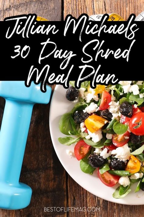 A Jillian Michaels 30 Day Shred meal plan can help you find success in weight loss with simple meal planning and proper nutrition. Jillian Micahels Recipes | Jillian Michaels Weight Loss | Jillian Michaels Workout programs | 30 Day Shred Tips | 30 Day Shred Weight Loss Tips | 30 Day Shred Nutrition Ideas | What to Eat on 30 Day Shred | Home Fitness Tips | How to Lose Weight | Ways to Lose Weight | Beachbody Nutrition Plan Tips via @amybarseghian Jillian Michaels 30 Day Shred Meal Plan, Shred Meal Plan Women, Jillian Michaels Meal Plan, 30 Day Shred Before And After, Shred Diet Plan, Shred Meal Plan, Jillian Michaels 30 Day Shred, Bacon Lettuce Wraps, Spinach Frittata Recipes