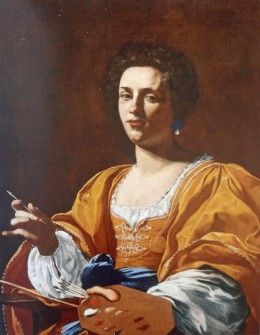 Simon Vouet, Portrait of Artemisia Gentileschi (a. 1620 ?) - The French painter Simon Vouet was a follower of Caravaggio and a friend of Artemisia. He portrayed her probably in Rome after 1620. Gentileschi Artemisia, Orazio Gentileschi, Women Painters, French Baroque, Artemisia Gentileschi, Female Painters, Baroque Painting, Art Sacre, Peter Paul Rubens