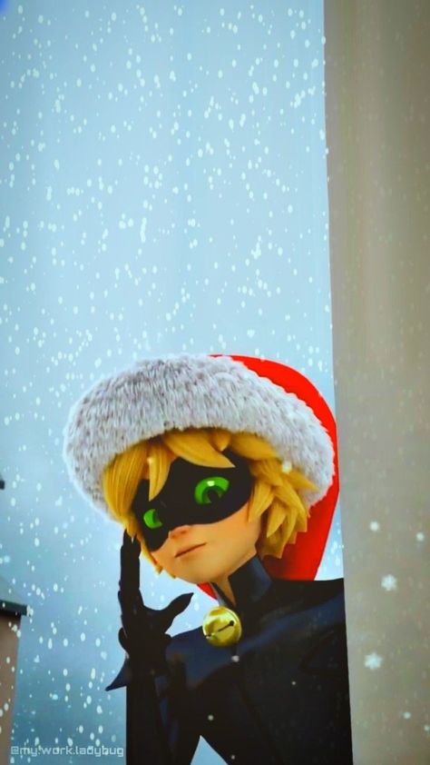 Miraculous - Cat Noir Wallpaper (cr: my.work.ladybug on instagram) Cat Noir Wallpaper, Noir Wallpaper, Cat Noir, Screen Wallpaper, Lock Screen, Lock Screen Wallpaper, Screen, Christmas, On Instagram