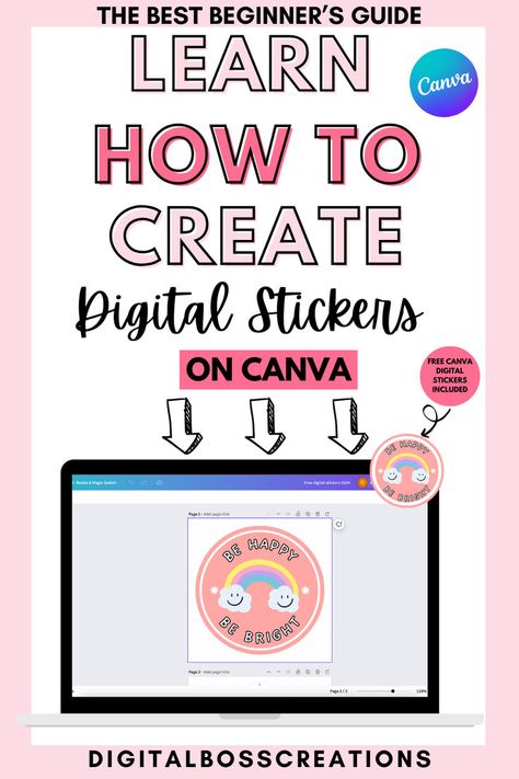 In this tutorial, we’ll explore how to design digital stickers effortlessly using Canva, a versatile online design tool that requires no prior graphic design experience. Also, Canva is free to use – a bonus! Remember to download your free Canva digital stickers, which you can use for personal or commercial use (once edited). Create Stickers In Canva, How To Create Digital Stickers, Stickers In Canva, Create Digital Stickers, Online Stickers, Canva Stickers, Quarterly Goals, Free Fonts For Commercial Use, Fonts For Commercial Use