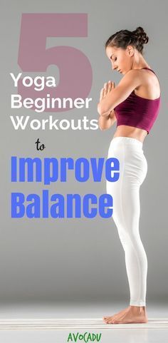 Balance is often overlooked for flexibility and weight loss. These yoga workouts for beginners to improve balance will help shift your perspective! #yoga #avocadu Balance Yoga, Beginner Yoga Workout, Beginner Workouts, Yoga Stretching, Health Yoga, Yoga Beginners, Beginner Yoga, Yoga Iyengar, Yoga Workouts