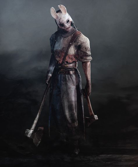 ArtStation - The Huntress from Dead by Daylight, Damien Devaux Huntress Dbd, Huntress Cosplay, Anna Cosplay, Groom Suit Grey, The Huntress, Dead By Daylight, Human Art, Black Suits, Cultura Pop