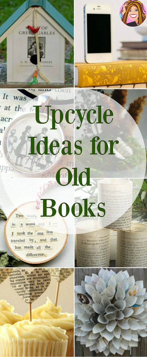 21 Ways to Upcycle Your Old Books Upcycled Books Crafts, Pistachio Tree, Read Every Day, Diy Old Books, Good Books To Read, Outdoor Fall Decor Ideas, Growing Sweet Potatoes, Unique Bookmarks, Old Book Crafts