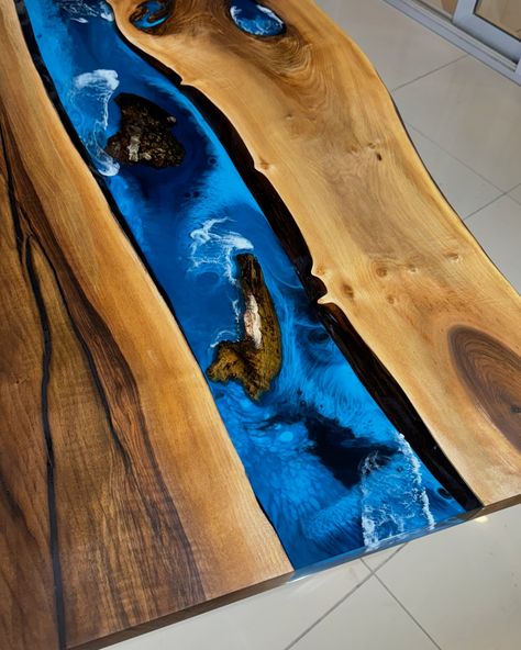 Excited to share the latest addition to my #etsy shop: Epoxy Resin Table, Live Edge Ocean Epoxy Walnut Dining Table, Handmade River Kitchen Table, Farmhouse Table https://etsy.me/4gvsMUx #blue #white #no #artdeco #xshaped #epoxytable #epoxydiningtable #diningtable #epoxycoffeetable Kitchen Table Farmhouse, Table Live Edge, Table Farmhouse, Table Handmade, Epoxy Resin Table, Epoxy Table, Walnut Dining Table, Resin Table, Farmhouse Table