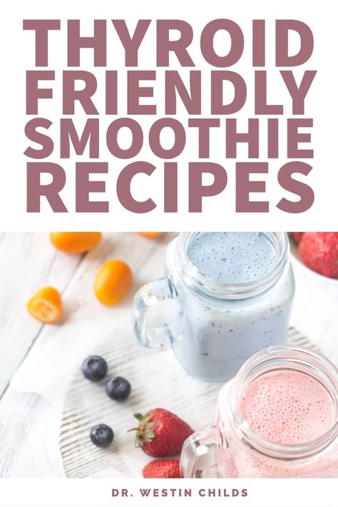 Smoothies are a great way to get the nutrients you need for your body and your thyroid. In this article, you will find a list of thyroid FRIENDLY whole-food smoothie recipes that you can use to naturally boost your thyroid. I have recipes for green smoothies, dessert smoothies, and fruit smoothies. These smoothies are designed to help you manage your sugar cravings, help you lose weight, help you boost your thyroid naturally, and provide your body with essential vitamins and nutrients. Smoothies For Hypothyroid, Hypothyroid Smoothie Recipes, Smoothies For Hashimotos, Hashimotos Smoothie Recipes, Hypothyroid Recipes Meals, Hypothyroid Breakfast, Hypothyroid Diet Recipes, Recipes For Hypothyroid, Hashimotos Disease Breakfast