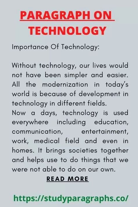 Paragraph On Technology In English, Read below short and long Paragraph about Technology and know it's advantage and disadvantage. Paragraph About Life Truths, Short Speech About Education, Assembly Topics Student, English Paragraph Reading, Short Speech For Students, Essay About Technology, English Paragraph Writing, Speech About Education, English Paragraph