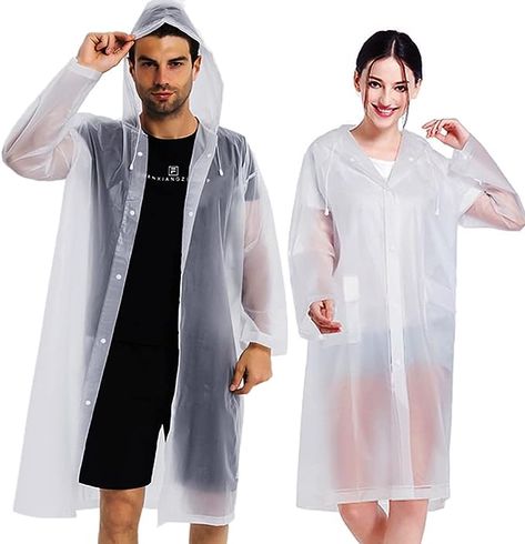 Transparent Raincoat, Mens Raincoat, Hawaii Outfits, Rain Poncho, Rain Gear, Raincoats For Women, Spring Outfits, Rain Jacket, Top Styles