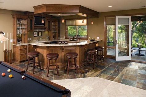 Home Bar template for those who have some room to spare Gorgeous Fireplaces, Bar Plans, Bedroom Traditional, Basement Bar Designs, Home Bar Design, House Plans And More, Traditional House Plan, Traditional House Plans, Basement Bar