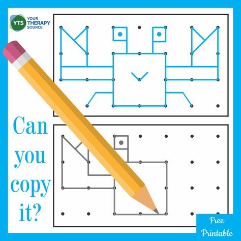 FREE Printable Visual-Spatial Reasoning. #visualspatialreasoning #visualspatialintelligence #fhdhomeschoolers #freehomeschooldeals Visual Processing Activities, Visual Spatial, Spatial Reasoning, Visual Processing, Free Homeschool Printables, Pediatric Occupational Therapy, Spatial Relationships, Math Manipulatives, Visual Memory