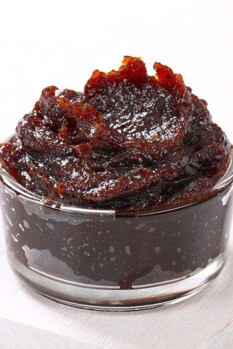 Dried Plum (aka Prune) Puree - Made with dried plums, water | CDKitchen.com Prune Filling, Prune Puree, Prune Jam, Cucumber Sticks, Plum Sauce Recipe, Purim Recipe, Plum Butter, Prune Recipes, Dried Prunes