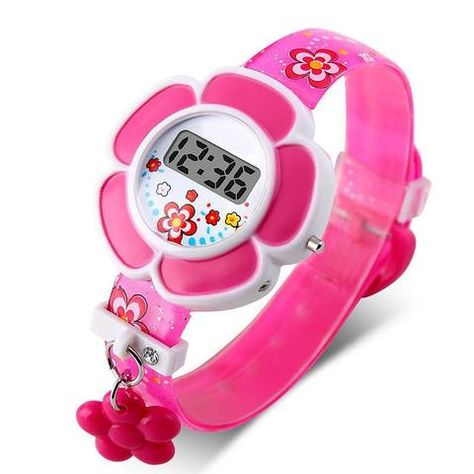 Children's Digital Watches Car Cartoon Design Outdoor – Watch Whole Digital Wrist Watch, Toy Watch, Flower Watch, Childrens Watches, Led Watch, Pink Watch, Watch Cartoons, Watch Party, Girls Watches