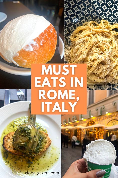 Wondering where to eat the best food in Rome? This foodie guide to Rome covers Rome food tours, where to eat in Rome Italy and what to eat in Rome to make the most of your culinary experience ! Enjoy food in Rome, Italy with this guide to the best desserts in Rome, best bakeries in Rome, best coffee in Rome, best restaurants in Rome for the best pizza and pasta in Rome and more! #romefoodguide #romeitaly #foodietravel #italytravel Coffee In Rome, Rome Pizza, Food In Rome, Where To Eat In Rome, Best Food In Rome, Rome Restaurants, Restaurants In Rome, Rome Vacation, Italy Trip Planning