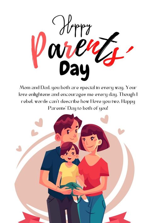 Happy National Parents Day ! National Parents Day, Happy Parents, Parents Day, Day Wishes, Happy Day, Mom And Dad, I Love You, Encouragement, Mario Characters