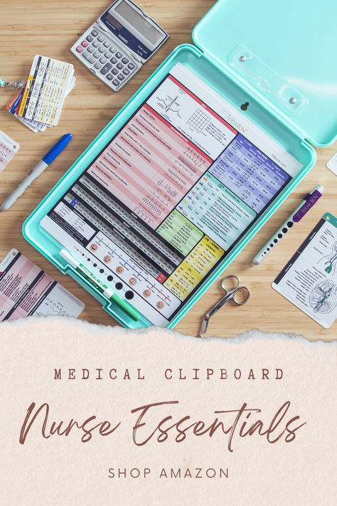 Essential medical clipboard for all nurses & nursing students! Click link to shop through amazon. :) #nurse #nurseessentials #clinical #clipboard #healthcare #healthcareprofessionals #nursingstudent #nursingschool Nursing Clipboard, Nurse Clipboard, Purple Office, Charge Nurse, Clipboard, Nurse Life, Nursing Students, Nursing School, Healthcare Professionals