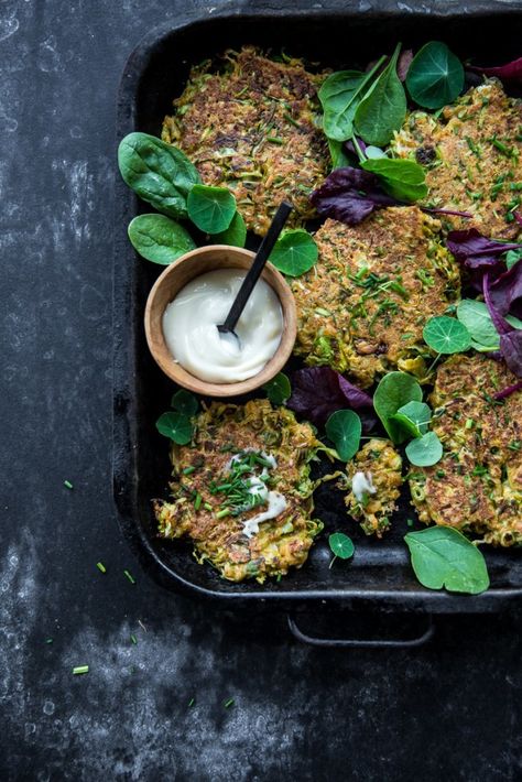 Brussels Sprouts And Zucchini Fritters - Cook Republic