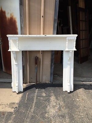 Find many great new & used options and get the best deals for M 36 Antique Oak Fireplace Mantel Painted Carved With Galleries at the best online prices at eBay! Free shipping for many products! Fireplace Modern Design, Fireplace Modern, Oak Fireplace, Rustic Mantel, Antique Fireplace, Modern Fireplace, Architectural Antiques, Fireplace Mantel, Fireplace Accessories