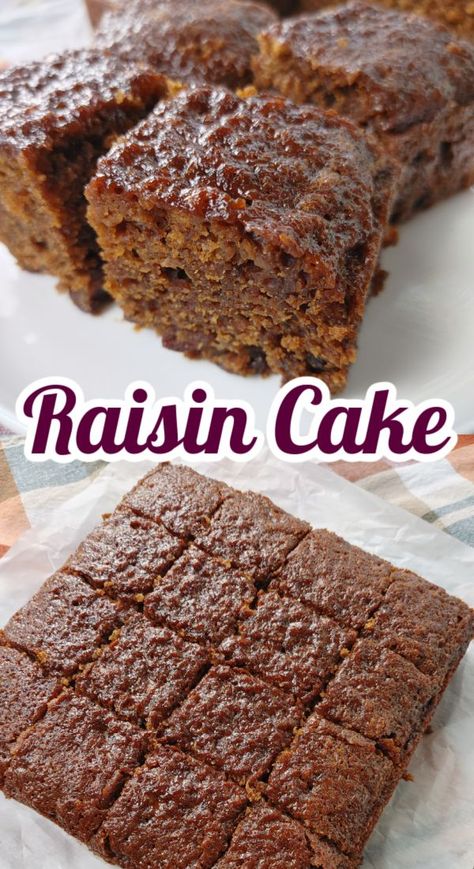 Raisin Cake | South Your Mouth | Bloglovin’ South Your Mouth, Raisin Cake, Raisin Recipes, Spice Cake, Snack Cake, Let Them Eat Cake, Coffee Cake, No Bake Desserts, Just Desserts