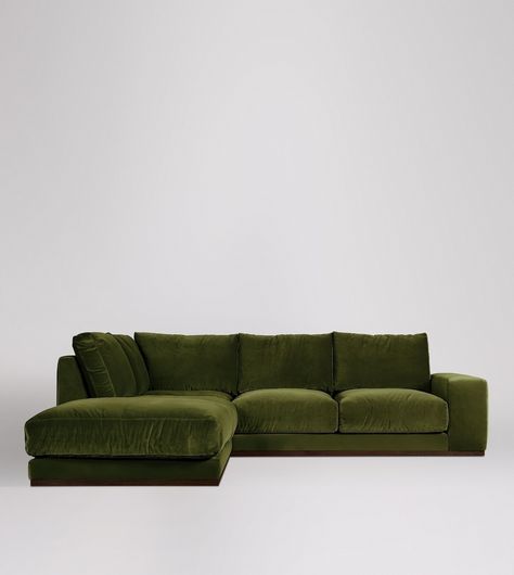 Green Corner, Sofa Green, Sofa Dimension, Green Couch, Petrol Blue, Full House, Sofas And Chairs, Sitting Room, Corner Sofa