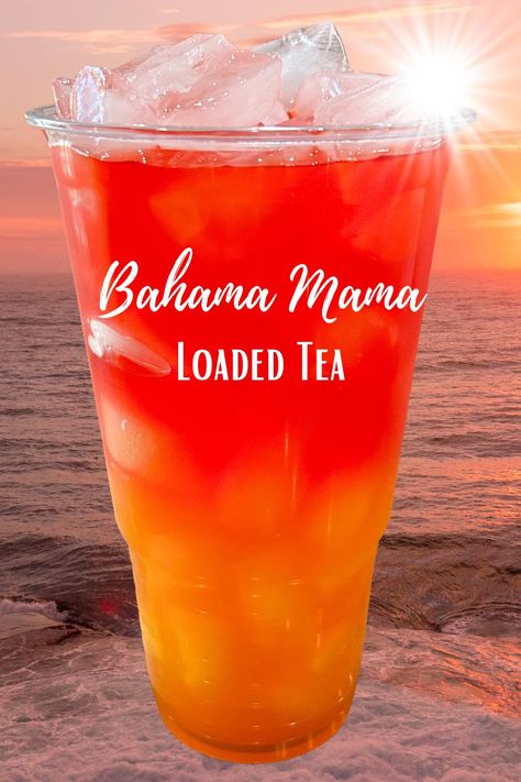 Bahama Mama loaded tea, recipe from Silver Lining Lessons Loaded Tea Recipes Waka Tea, Limeade Drinks, Flavored Water Drinks, Pineapple Tea, Watermelon Wreath, Tea Recipes Diy, Energy Tea Recipes, Flavored Water Recipes, Loaded Teas