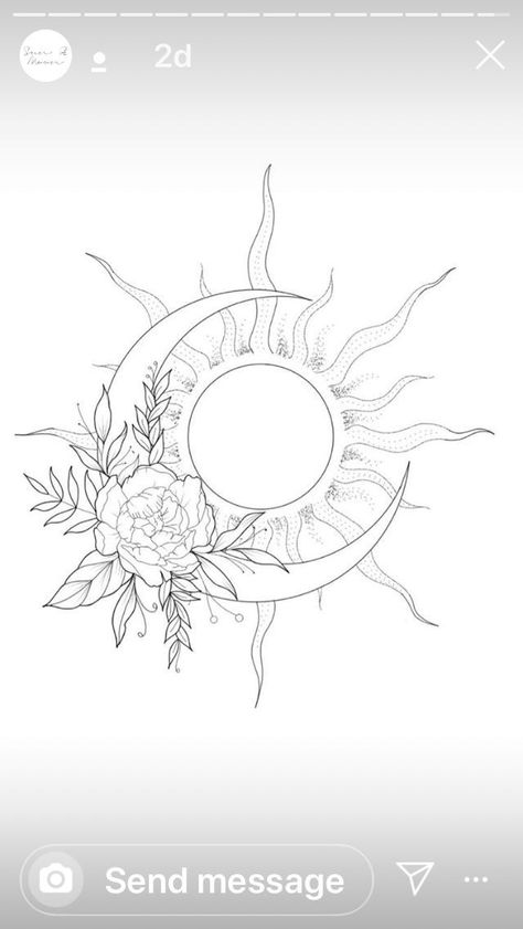 Sunshine And Sunflower Tattoo, Sun Moon And Flower Tattoo, Sun Lotus Tattoo, Marble Tattoo, Grinch Tattoo, Tattoos Outline, 1975 Tattoo, Sister Tats, Positivity Tattoo