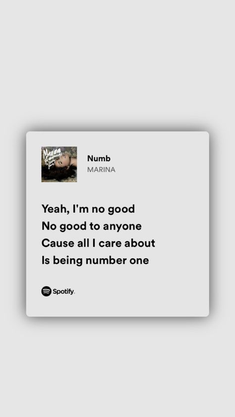 Marina Song Lyrics, Marina Spotify Lyrics, Marina Quotes, Marina Lyrics, Numb Lyrics, Unsaid Thoughts, Diamonds Lyrics, Song Recs, Paris Geller