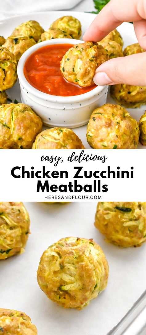 Chicken Meatballs With Zucchini, Chicken And Veggie Meatballs, Chicken And Zucchini Meatballs, Zucchini Chicken Meatballs, Chicken Zucchini Meatballs With Feta, Blw Chicken Meatballs, Chicken Recipes With Zucchini, Baby Chicken Meatballs, Chicken Toddler Recipes