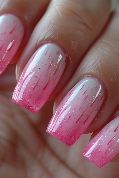 may nails coffin nails designs acrylic short nail set nails nail art nail nail designs nail polish bright nails nail ideas nail art designs nails acrylic nails art nails design nails ideas nail art ideas Pink And White Ombre Nails, White Ombre Nails, Pink And White Ombre, Ombre Nail Art Designs, Pink Ombre Nails, Fancy Nails Designs, Pink Nail Art, Ombre Nail Designs, Nail Art Ombre