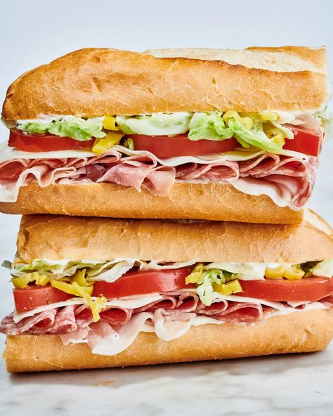 Sub Sandwich Recipes, Italian Sandwich Recipes, Hoagie Sandwiches, Italian Hoagie, Sub Sandwich, Sandwhich Recipes, Best Sandwich Recipes, Italian Sub, Italian Sandwich