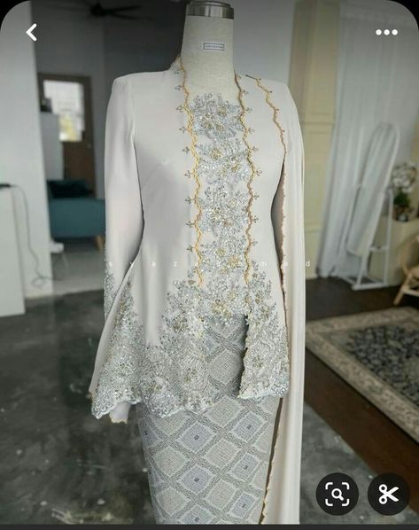 Model Dress Kebaya, Nikah Wedding, Batik Dress Modern, Model Kebaya Modern, Kebaya Hijab, Kebaya Modern Dress, Outfit Kondangan, Model Kebaya, Kebaya Dress