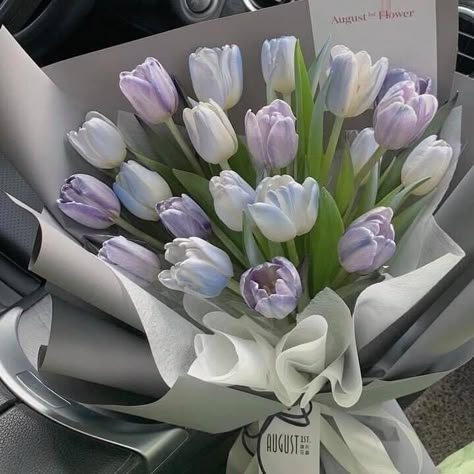 👜 on Twitter: "tulips… " Boquette Flowers, Tulip Bouquet, Purple Tulips, Nothing But Flowers, Flower Therapy, White Tulips, Beautiful Bouquet Of Flowers, Beautiful Flowers Pictures, Tulips Flowers