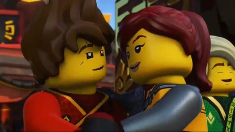 Ninjago Kai X Skyler, Ninjago Kai And Skylor, Kai X Skylor Ninjago, Kailor Ninjago, Kai And Skylor, Ninjago Hunted, Ninjago Kailor, Lego Kai, Ninja Turtle Pumpkin