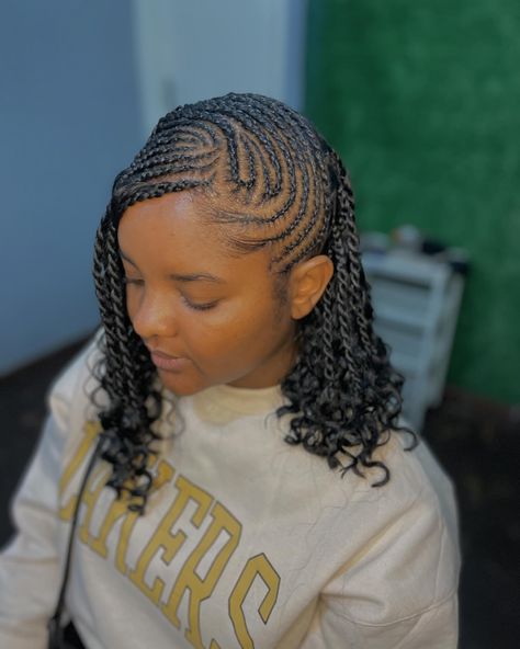 Lemonade boho Fulani twits ❤️ Fulani Braids Pattern, Lemonade Braids Boho, Boho Lemonade Fulani Braids, Fulani Braids Side Part, Island Twist, Lemonade Braids, Braids Ideas, Braid Patterns, Short Braids