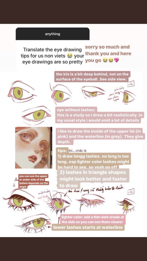 Drawing Tips Eyes, Ramen Drawing, How To Draw Eyes, Draw Eyes, Instant Ramen, Art Advice, Digital Painting Tutorials, Anatomy Reference, Anatomy Art