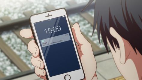 anime hand holding phone - Google Search Anime Character Holding Phone, Looking At Phone Drawing Reference, Anime Looking At Phone, Checking Phone Pose, Anime Hand Holding Phone, Holding Phone Pose Drawing, Holding Cellphone Drawing Reference, Person Holding Phone Drawing Reference, Phone Holding Reference