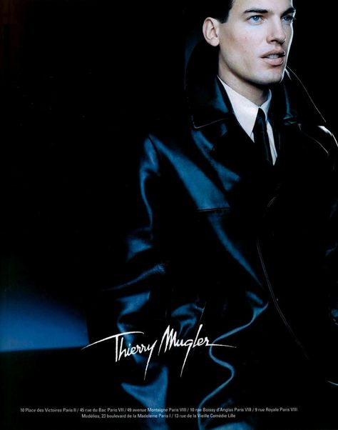 My outfit for the people who wanted Thierry Mugler Men, Thierry Mugler Menswear, Thierry Mugler 90s, Thierry Mugler 80s, Mugler 90s, 80s Men, 90s Men, Retro Posters, Thierry Mugler