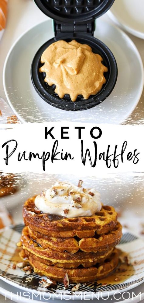 Sweet Chaffles, Chaffles Recipe, Basic Keto, Pumpkin Waffles Recipe, Pumpkin Spice Waffles, Keto Chaffles, Keto Recipes Breakfast, Keto Pumpkin, Pumpkin Waffles