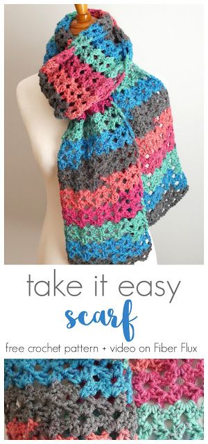 Crochet Scarf Pattern Free Easy, Crochet Scarf For Beginners, Simple Scarf Crochet Pattern, Crochet Scarf Easy, Crocheted Scarf, Crochet Idea, Crochet Scarf Pattern Free, Quick Crochet, Scarf Crochet Pattern