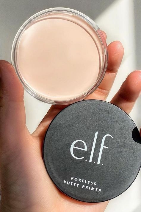 How to Use the e.l.f. Cosmetics Putty Primer Elf Cosmetics Primer, How To Use Elf Putty Primer, E.l.f. Makeup Tutorial, E.l.f. Makeup, Primer Aesthetic, Elf Putty Primer, Best Elf Products, Elf Beauty, Elf Primer