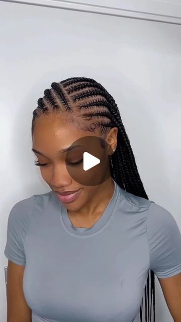 Braid Hairstyles on Instagram: "Just found the cutest Fulani Braids by @braidsby__nia! 😍 Perfect for a fresh, everyday look. Who else is trying this? Let's chat! 👌🏾✨" Easy Fulani Braids Hairstyles Designs, Stitch Knotless Braids, Fulani Weave, Feedin Braids With Knotless, Stitch Braids For Black Women, How To Style Fulani Braids, Fulani Braids Natural Hair, Cute Fulani Braids, Corn Row Braids Black Women