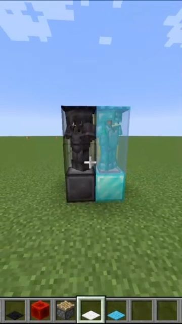 Minecraft Armor Display Ideas, Armor Display Minecraft, Minecraft Display Case, Minecraft Armor Display, Minecraft Armor Stand Ideas, Statue Minecraft, Minecraft Armor, Minecraft Stuff, Minecraft Pe